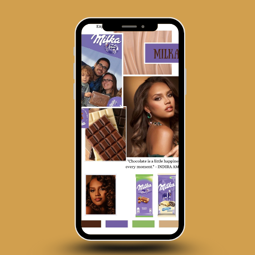 Milka — Moodboard stratégie d'influence